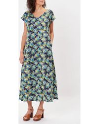 La Fiancee Du Mekong - Robe Robe longue imprimée coton bio ALAIANE - Lyst