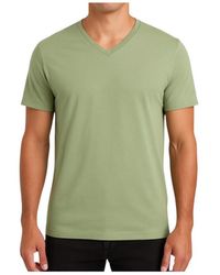 Billtornade - T-shirt - Tee-shirt col V 20959 - vert - Lyst