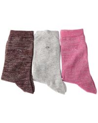 Calvin Klein Chaussettes Montantes Holiday Sparkle femmes Chaussettes en Multicolor - Multicolore