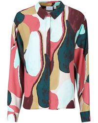 Vila - Overhemd Vilulu Kai L/S Shirt - Lyst