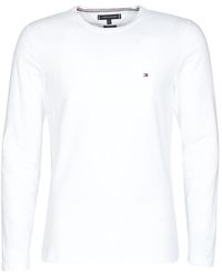 Tommy Hilfiger - T-Shirts A Maniche Lunghe Stretch Slim Fit Long Sleeve Tee - Lyst