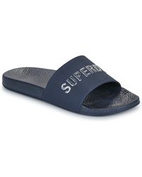 Superdry - Claquettes Premium Metallic Pool Slide - Lyst