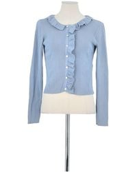 Sandro - Gilet Pull bleu - Lyst