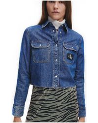 Vestes en jean et en denim Calvin Klein pour femme | Réductions en ligne  jusqu'à 54 % | Lyst