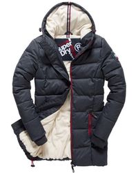 doudoune longue femme superdry