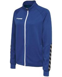 Hummel - Veste Veste hmlAUTHENTIC WOMEN POLY ZIP JACKET bleue - Lyst