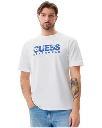 Guess - T-shirt Beachwear - Lyst