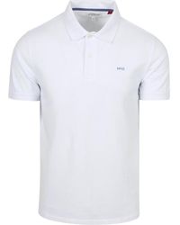 Mcgregor - T-shirt Polo Piqué Blanche - Lyst