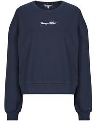 Tommy Hilfiger - Sweater Classic Script Terry Sweatshirt - Lyst