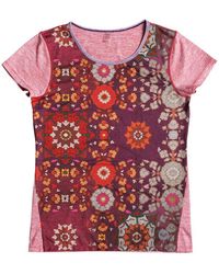 Roxy T-shirt Korte Mouw Cutback Tee - Roze