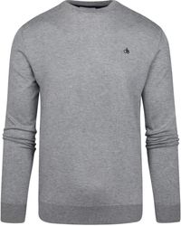 Scotch & Soda - Sweat-shirt Pull-over Gris Chiné - Lyst