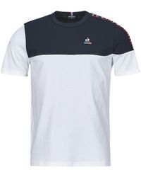 Le Coq Sportif - T-shirt TRI TEE SS N°2 M - Lyst