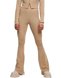 Urban Classics - Collants Legging tricoté Rib Bootcut - Lyst