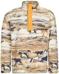 Columbia - Fleecepullover Helvetia Ii Printed Half Snap Fleece - Lyst