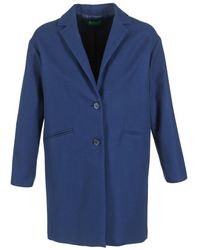 Benetton Mantel Agrete - Blauw