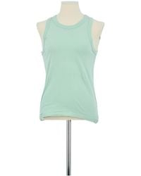 Bellerose - Blouses Top sans manche en coton vert - Lyst