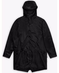 Rains - Parka Imperméable Jacket 12020 Black grain-047067 - Lyst