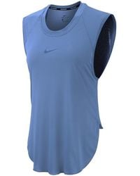 Nike Dry 841673 010 Women's Vest Top In Grey in Grey - Lyst