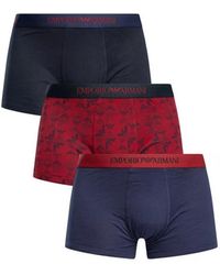EA7 - Boxers Pack De 3 Boxers - Lyst