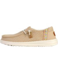 HEYDUDE - Mocassins Mocassin à Lacets Wendy Perf Canvas - Lyst
