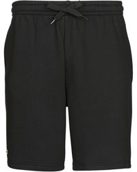Lacoste Synthetisch Trainingsbroek Met Geborduurd Logo in het Zwart voor heren Heren Kleding voor voor Shorts voor Casual shorts 
