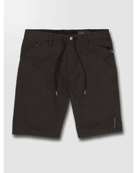 Volcom - Short Pantalon Corto 91 Trails Hybrid 21 Black - Lyst