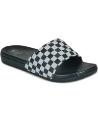 Vans - Zehensandalen Mte La Costa Slide-On (Checkerboard) Truwht/Blk - Lyst