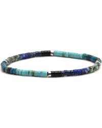 Sixtystones - Bracelets Bracelet Perles Heishi Turquoise-Medium-18cm - Lyst