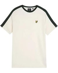 Lyle & Scott - T-Shirt Korte Mouw T-Shirt À Bande Contrastée - Lyst