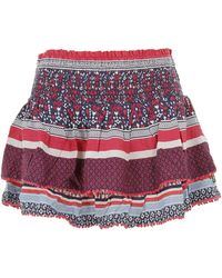 Superdry - Jupes Vintage tiered mini skirt - Lyst