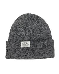 Coal - Bonnet BEANIE THE UNIFORM LOW BLACK MARL - Lyst