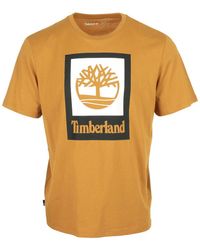 Timberland - T-shirt Colored Short Sleeve Tee - Lyst