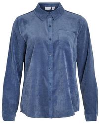 Vila - Chemise 14095332-BIJ - Lyst