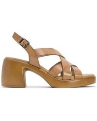 Porronet - Sandales SANDALIA TACON DE PIEL TAUPE HADA - Lyst