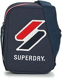 Superdry Handtaschen sportstyle side bag - Blau