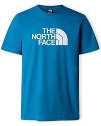 The North Face - T-shirt Easy T-Shirt - Adriatic Blue - Lyst