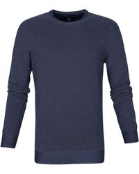 Suitable - Sweat-shirt Respect Pull-over Bleu Jean Foncé - Lyst