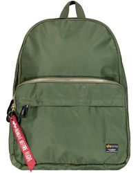 Alpha Industries - Sac a dos Crew Backpack - sage-green - Lyst