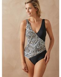 Daxon - Maillots de bain by - Maillot 1 pièce gainant effet drapé - Lyst