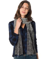 Redskins - Echarpe ECHARPE GYPSY NOIR GRIS - Lyst