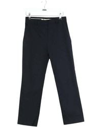 Vanessa Bruno - Pantalon Pantalon droit en coton noir - Lyst