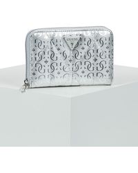Guess - Portefeuille ALDINA SLG MEDIUM ZIP AROUND - Lyst