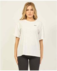BOSS - T-shirt T-shirt à col rond en coton avec imprimé - Lyst