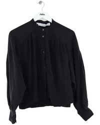 IRO - Blouses Chemise en soie noire - Lyst