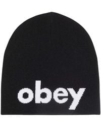 Obey - Bonnet Lowercase Beanie - Lyst