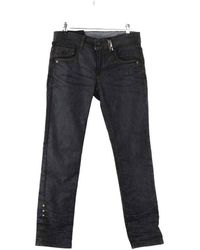 High - Jeans Jean slim en coton noir - Lyst