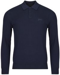 Guess - Pull LS WOOL CARTER SWEATER POLO - Lyst