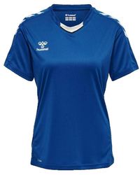 Hummel - T-shirt T-shirt Core XK Poly Bleu - Lyst