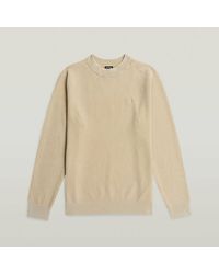 G-Star - Pull D28563-E620-H970 Cream Gd - Lyst