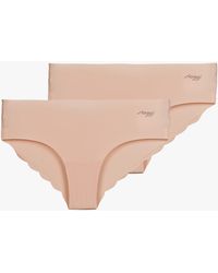 Sloggi - Slips Zero Microfibre 2.0 Hipster Pack De 2 - Lyst